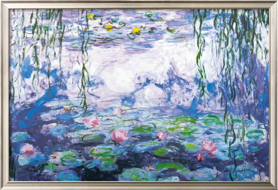 Water Lilies Detailed - Claude Monet Paintings
